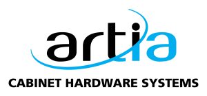 We use Artia cabinet hardware systems