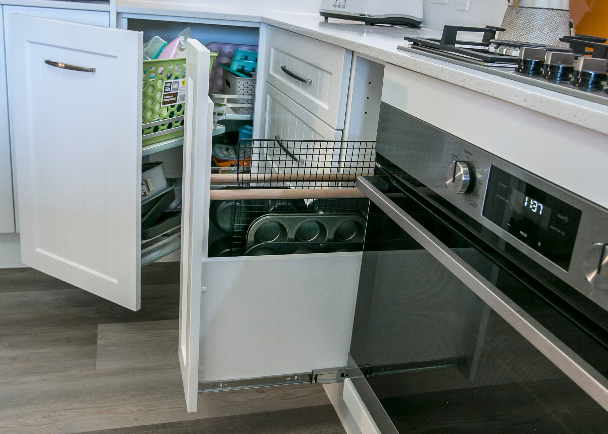 Innovative cupboard drawer
